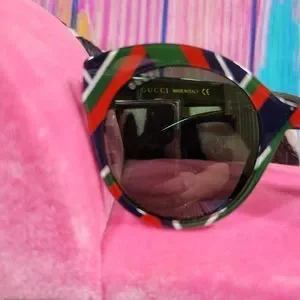 Gucci Sunglasses Red Green White Black Authentic NWT Gucci | Accessories | Gucci Sunglasses Red Green White Black  main image 2